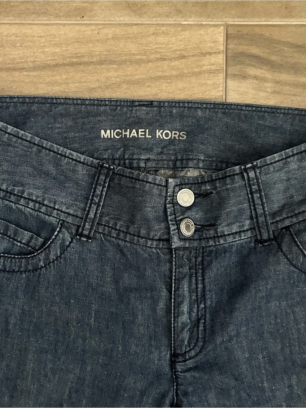 Michael Kors Wide Leg Cropped Culotte Jeans | Size 6